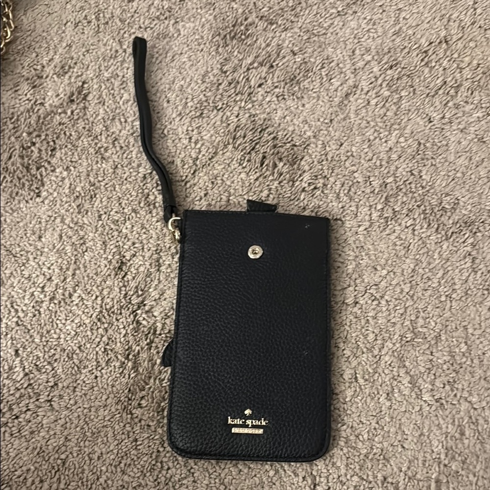 Kate Spade Black Wristlet Phone Case